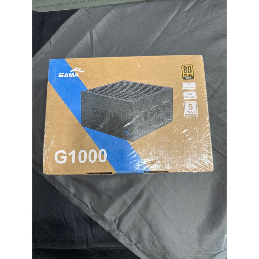 SAMA G1000 1000W 80+ Gold Modular ATX PSU PCIe 12V-2x6 ATX3.1